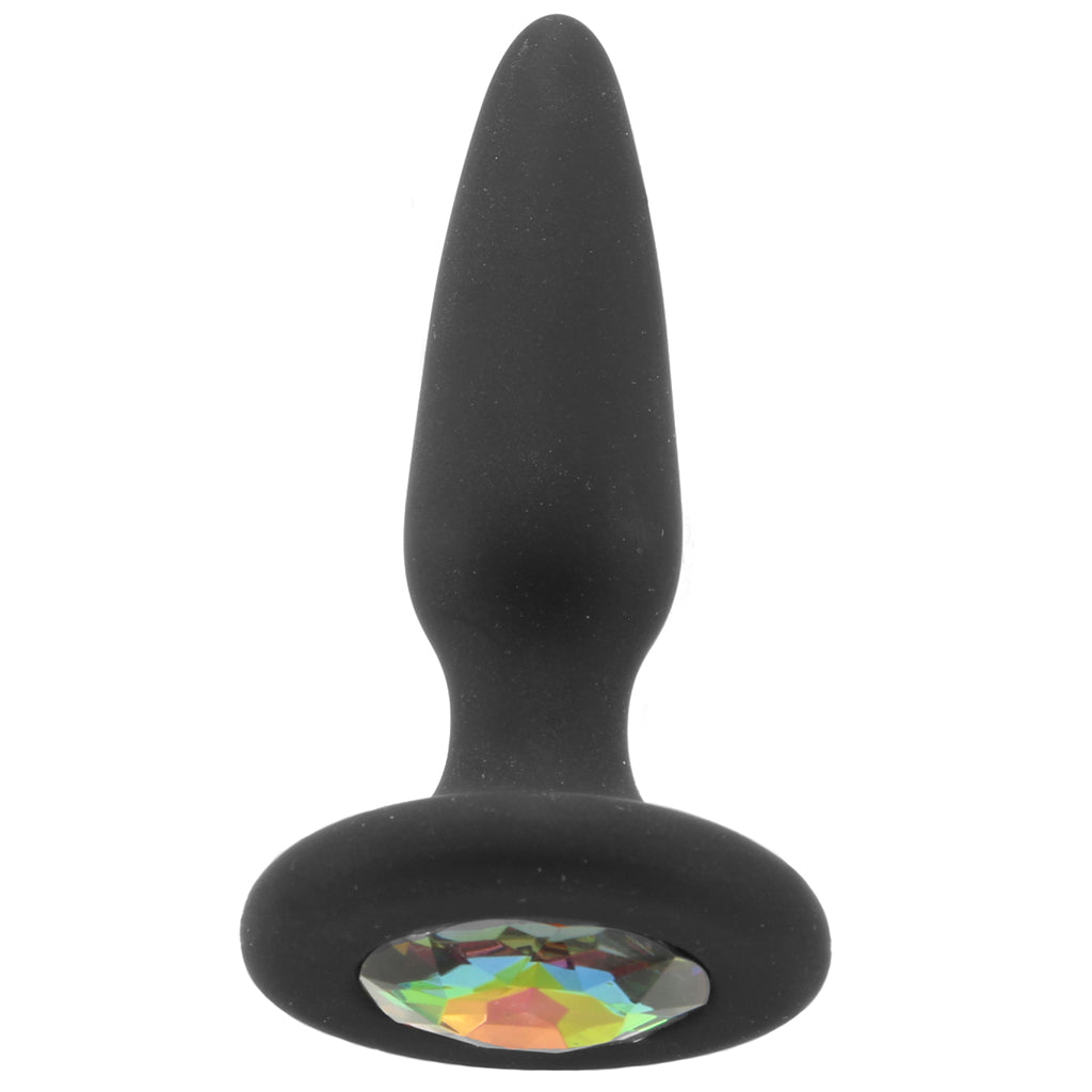 Glams Mini Rainbow Gem Silicone Butt Plug Anal Sex Toys > Butt Plugs