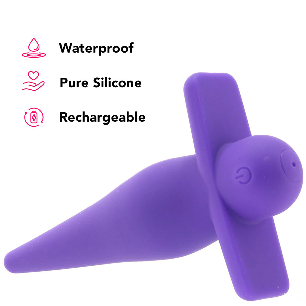 Rechargeable High Intensity Anal Probe in Purple Anal Sex Toys > Butt Plugs