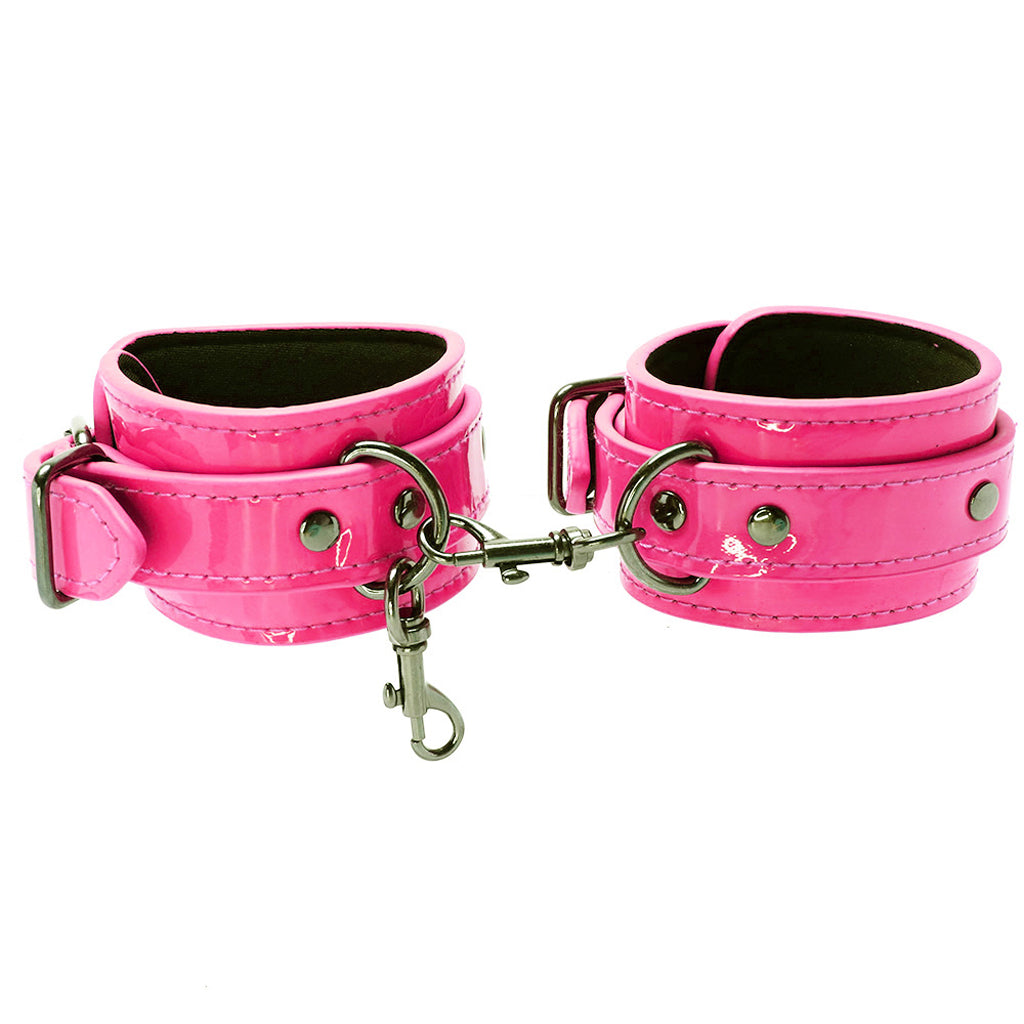 Electra Play Things Ankle Cuffs in Neon Pink Bondage and Fetish > Wrist and Ankle Cuffs
