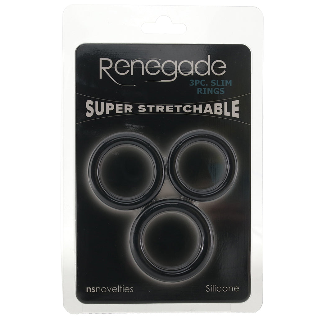 Renegade 3 Piece Slim Rings Cock Rings