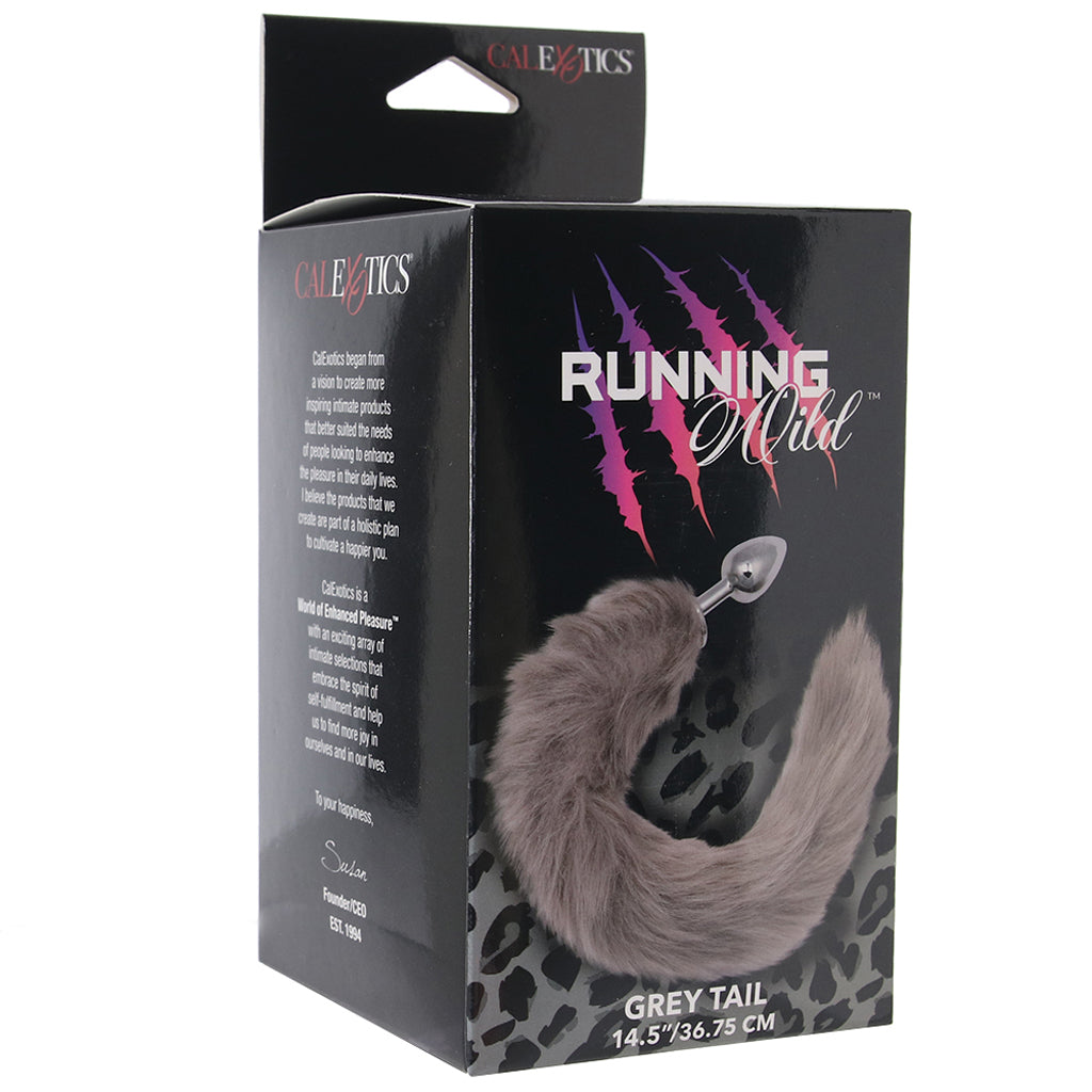 Running Wild Grey Tail Plug Anal Sex Toys > Butt Plugs