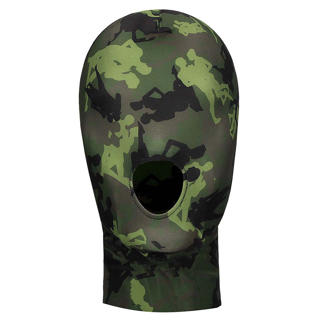 Ouch! Army Themed Mask with Mouth Opening Bondage and Fetish > Pleasure Masks and Dress Up Play