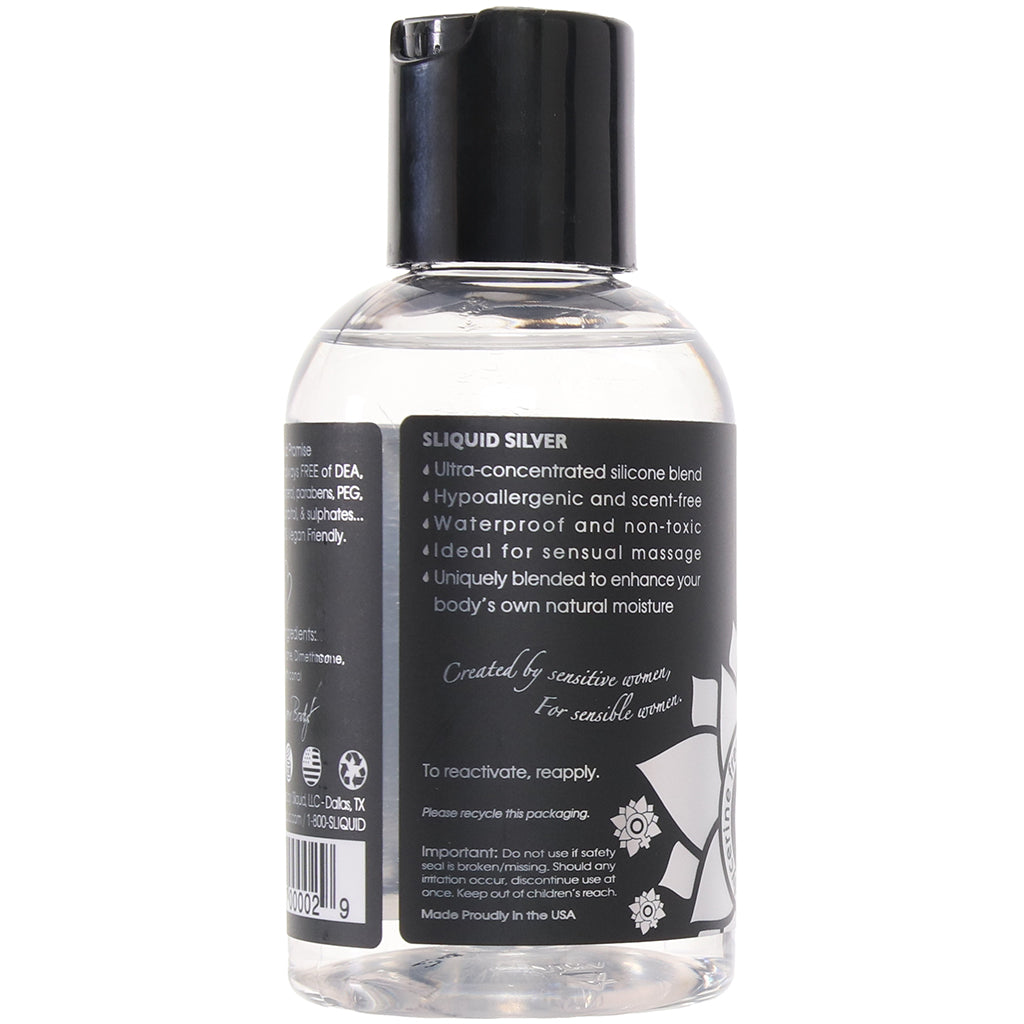 Silver Silicone Intimate Lubricant in 4.2oz/125ml Lubes and Lotions > Silicone Based Sex Lubes