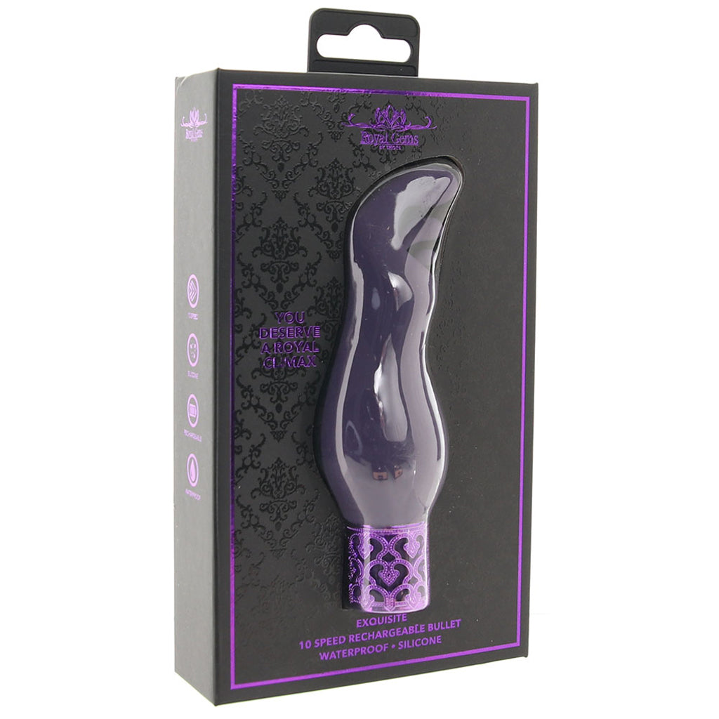 Royal Gems Exquisite Bullet Vibe in Purple Vibrators > Bullet and Egg Vibrators