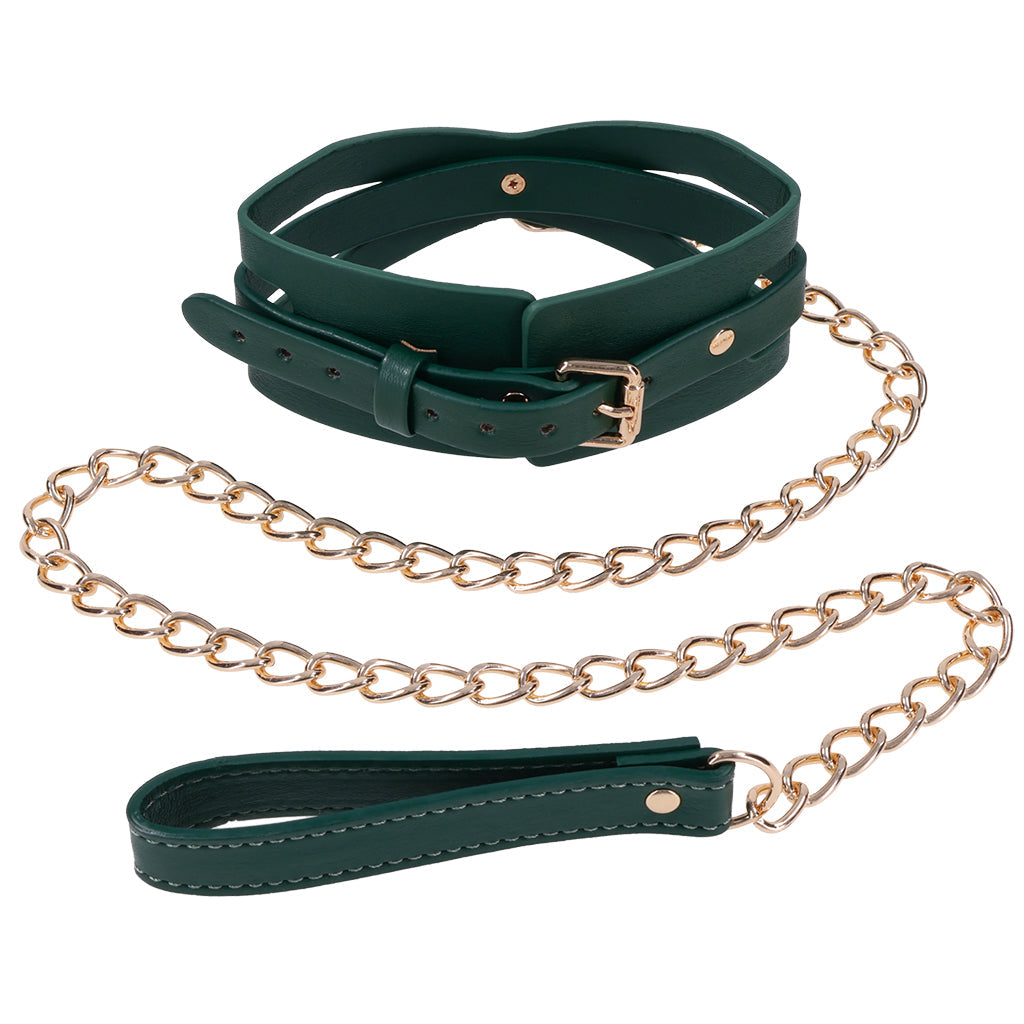 Sex & Mischief Indica Cutout Collar and Leash Bondage and Fetish > Leashes and Collars