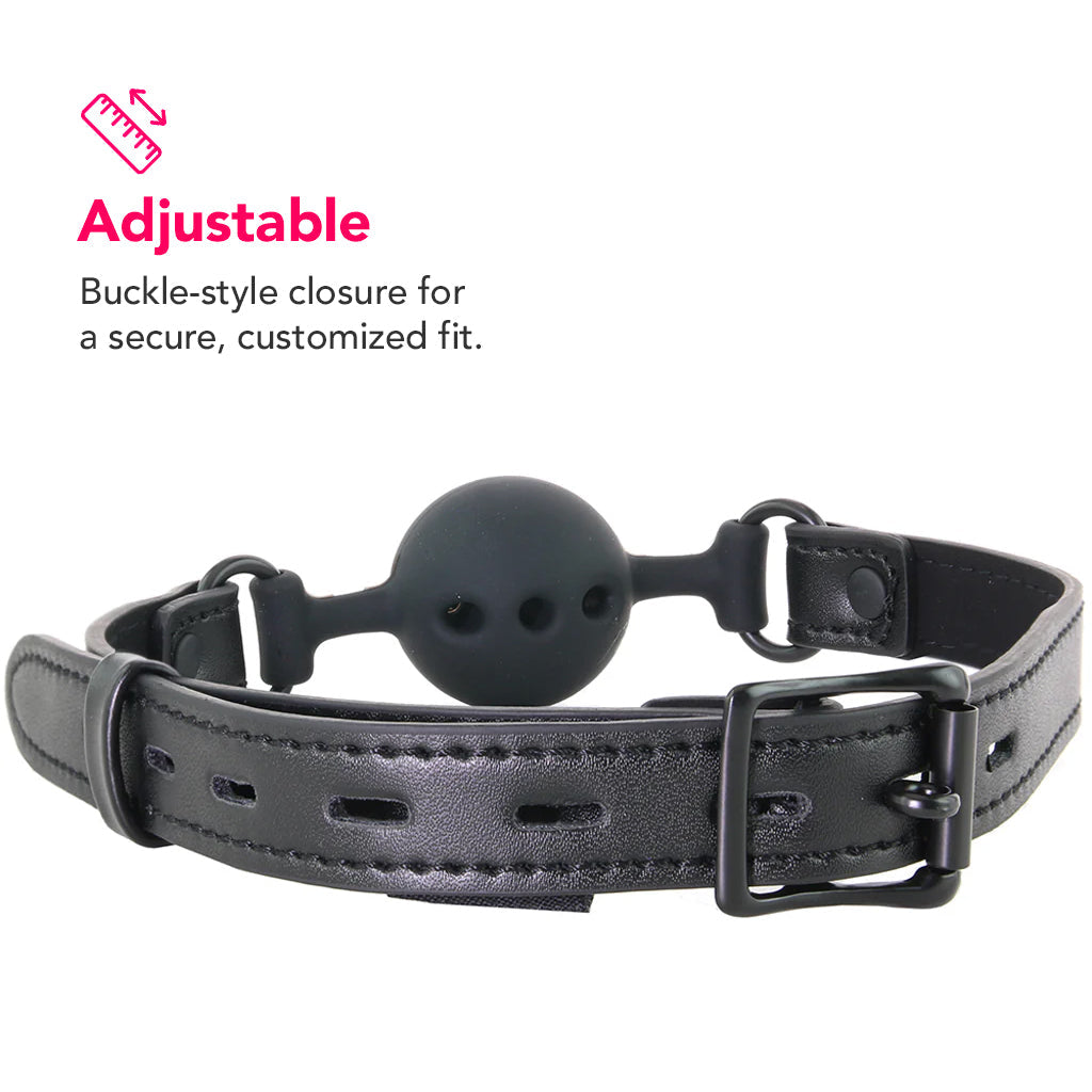 Saffron Breathable Ball Gag Bondage and Fetish > Ball Gags & Mouth Restraints