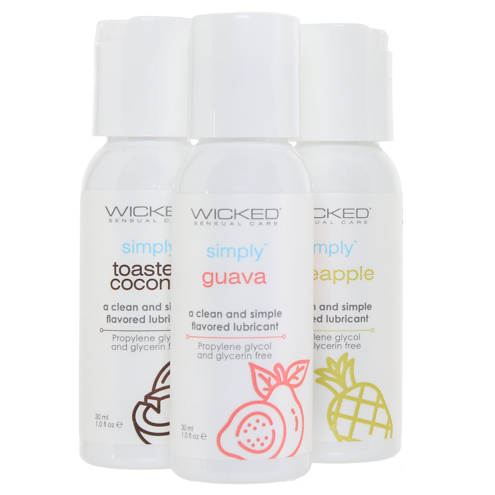 Simply Tropical Trio Flavoured Lube Set Lubes and Lotions > Flavored Sex Lubes