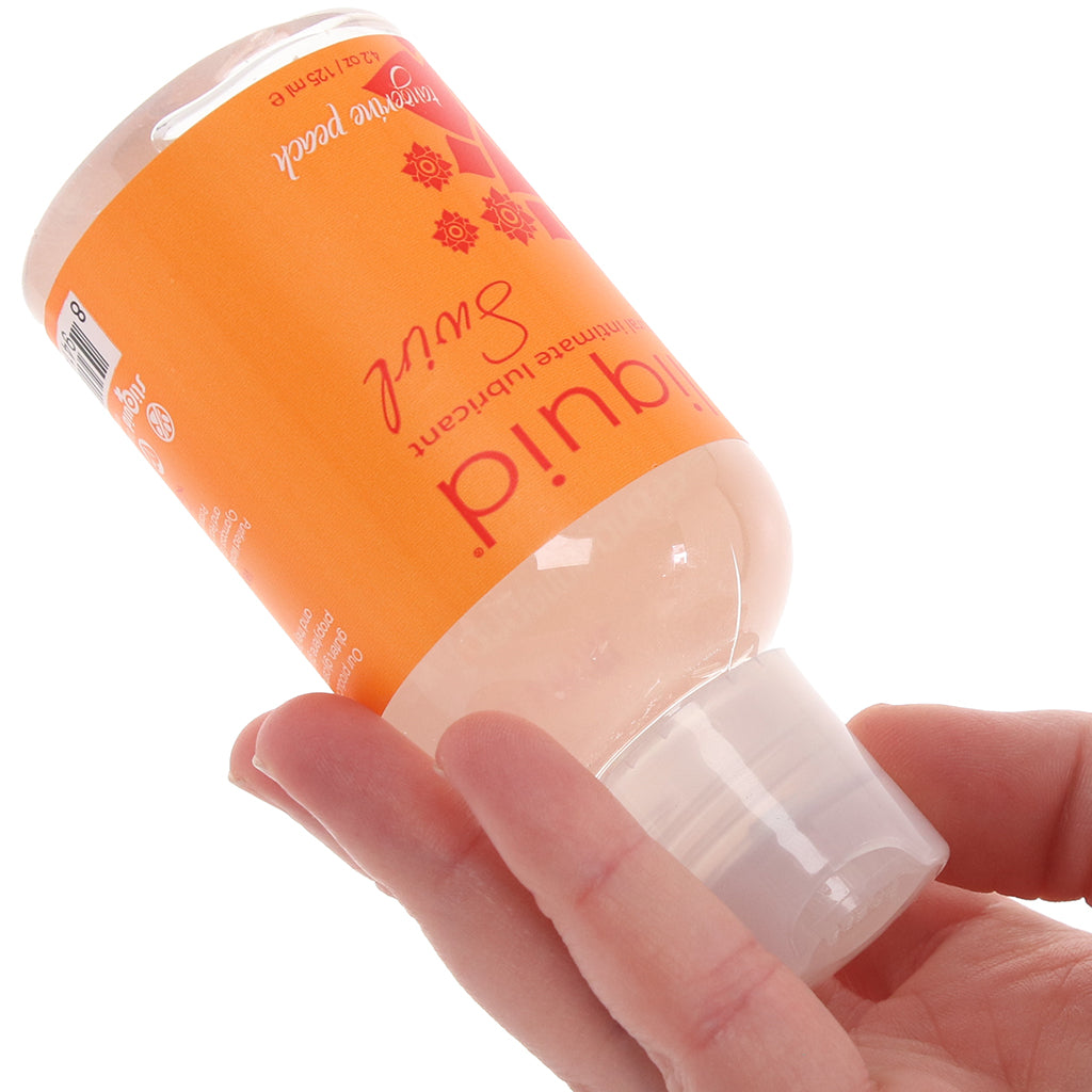 Swirl Flavored Lube 4.2oz/125ml in Tangerine Peach Lubes and Lotions > Flavored Sex Lubes