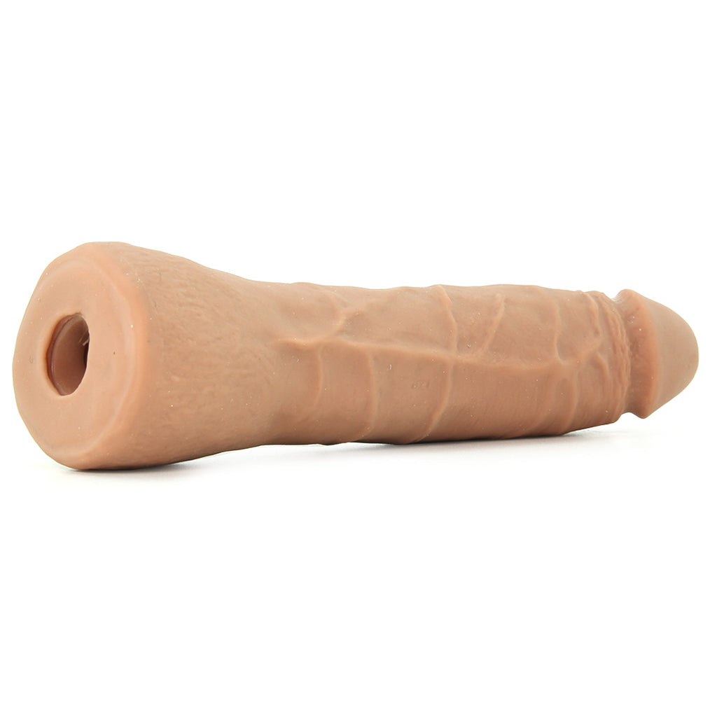 7 Inch Thin ULTRASKYN Vac-U-Lock Dildo in Brown Dildo Sex Toys > Realistic Dildos