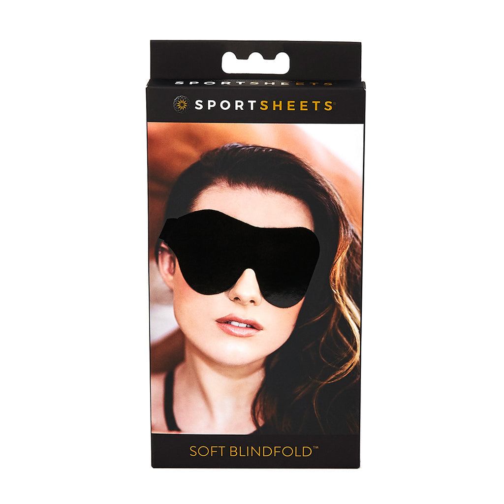 Soft Blindfold in Black Bondage and Fetish > Pleasure Masks and Dress Up Play