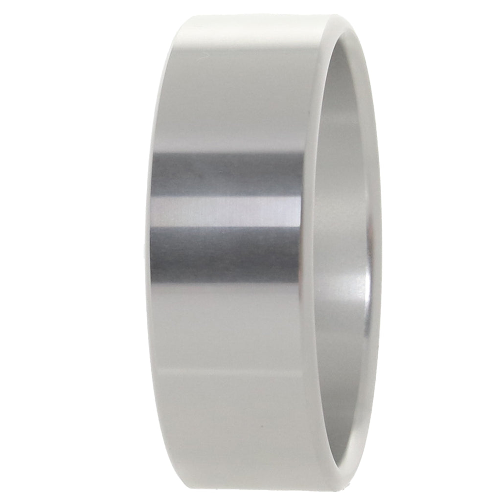Rock Solid The Brushed Alloy Cock Ring in X-Large Cock Rings