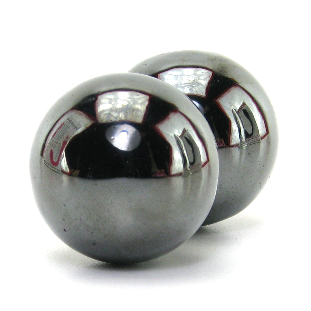 Nen-Wa Magnetic Hematite Balls in Black Kegel, Ben Wa and Pelvic Health Tools