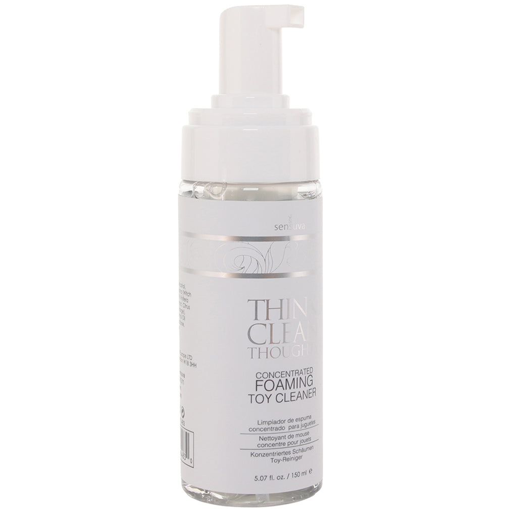 Think Clean Thoughts Foaming Toy Cleaner 5.07oz Lubes and Lotions > Sex Toy Cleaner