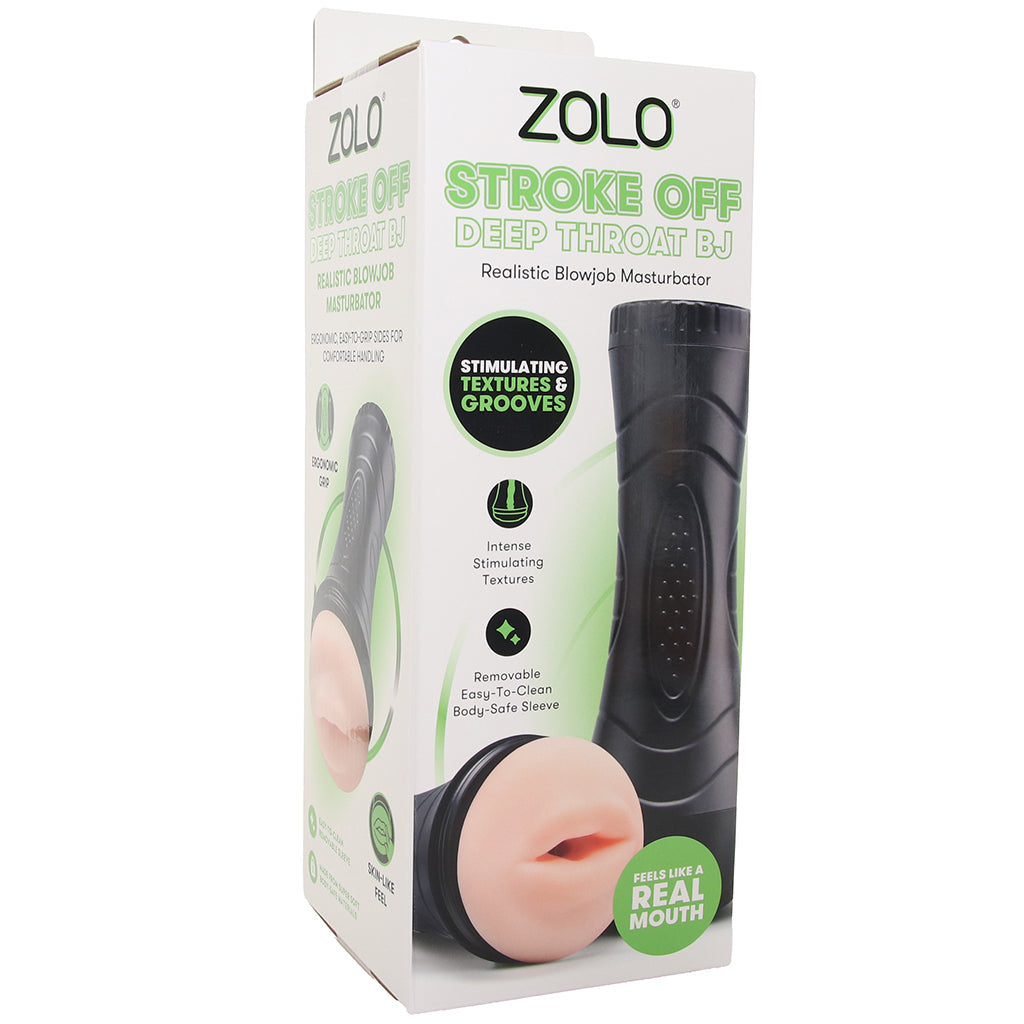 Zolo Stroke Off Deep Throat BJ Stroker Male Masturbators > Mouth Masturbators & Strokers