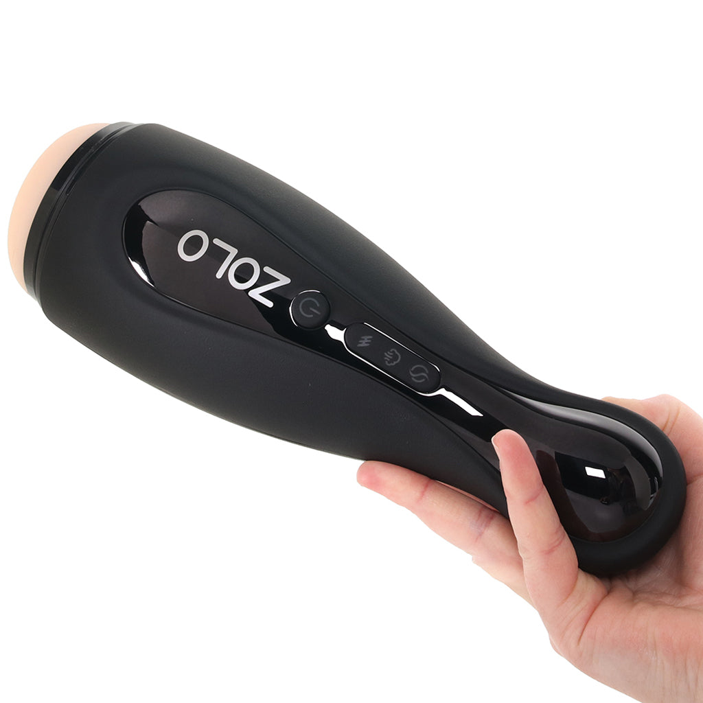 Zolo Blowpin One-Touch Vibrating Suction Stroker Male Masturbators > Auto Strokers