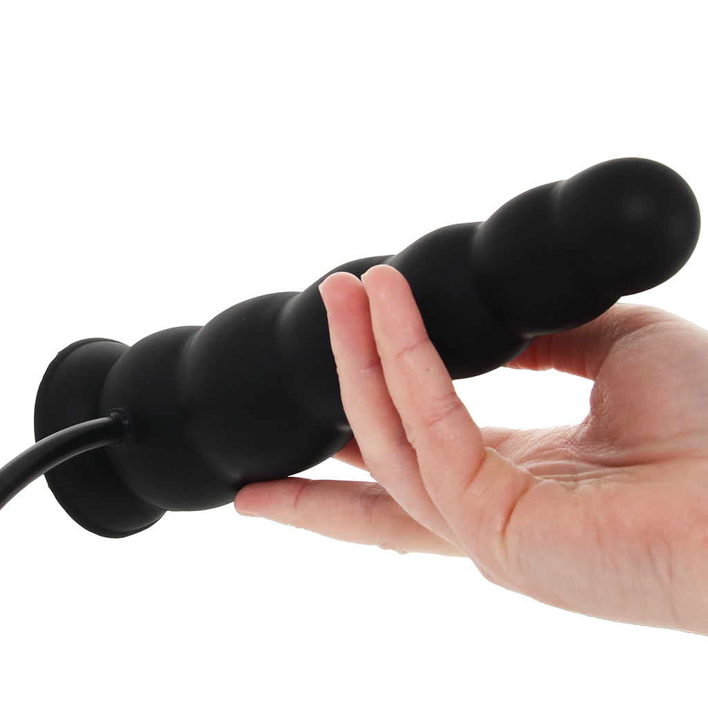 Size Up 7 Inch Ripple Inflatable Butt Plug Anal Sex Toys > Butt Plugs
