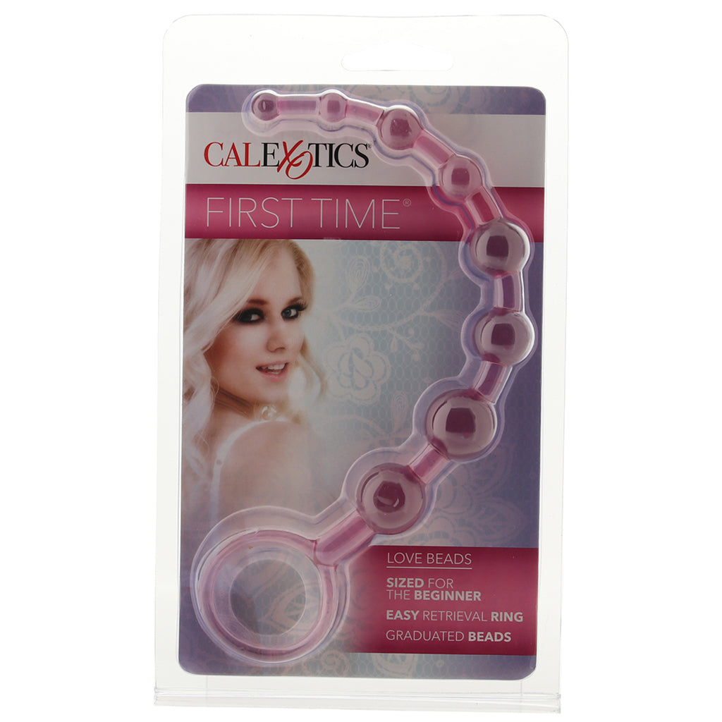 First Time Love Anal Beads in Pink Anal Sex Toys > Anal Beads