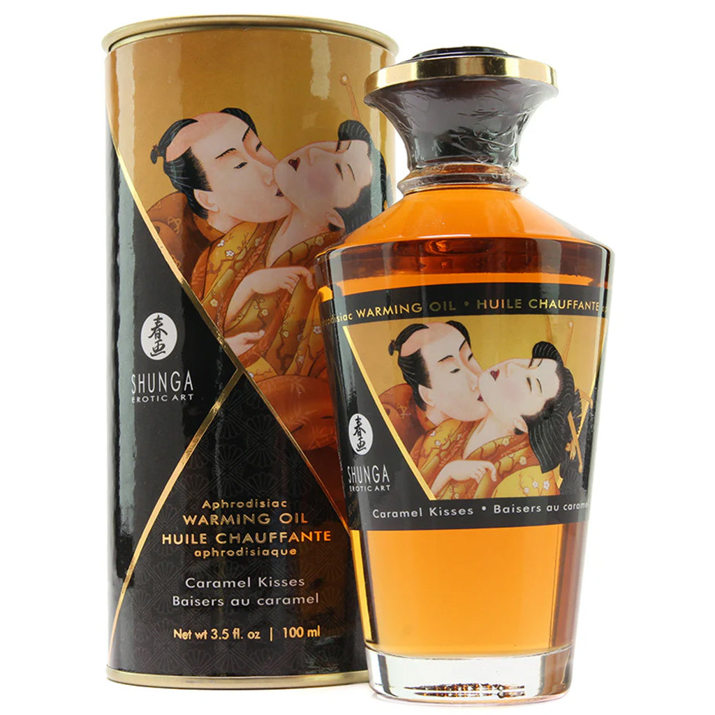 Aphrodisiac Warming Oil 3.5oz/100ml in Caramel Kisses Sensual Love > Massage