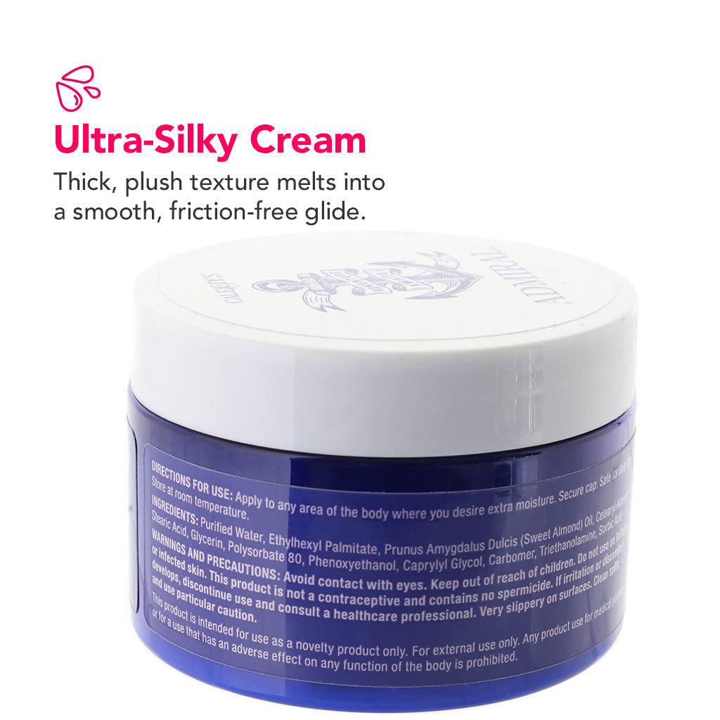 Admiral All Hands On Deck Masturbation Cream in 8oz/237ml Lubes and Lotions > Oil Based Sex Lubes