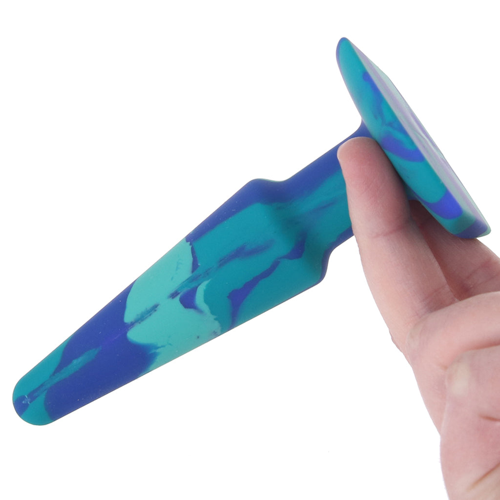 A-Play Groovy 5 Inch Anal Plug in Ocean Anal Sex Toys > Butt Plugs