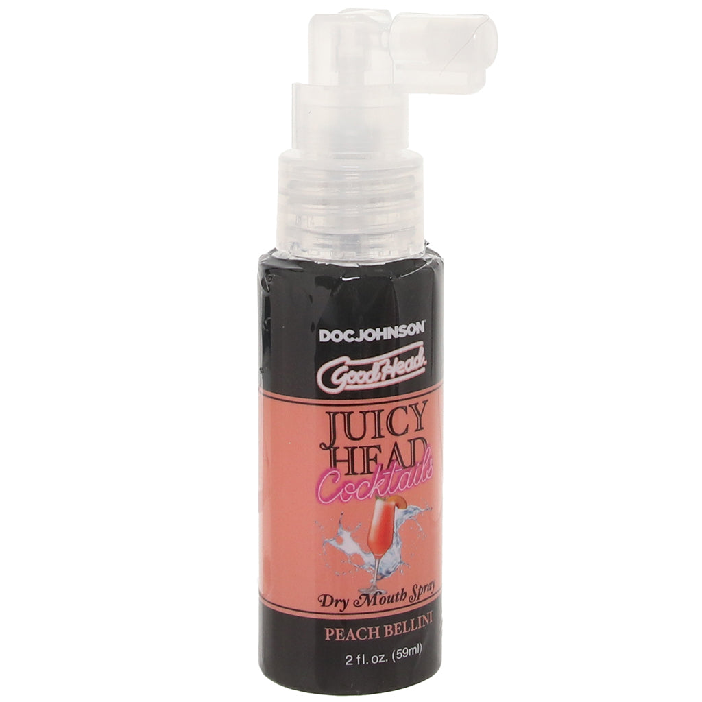 GoodHead Juicy Mouth Spray 2oz/59ml in Peach Bellini Lubes and Lotions > Flavored Sex Lubes