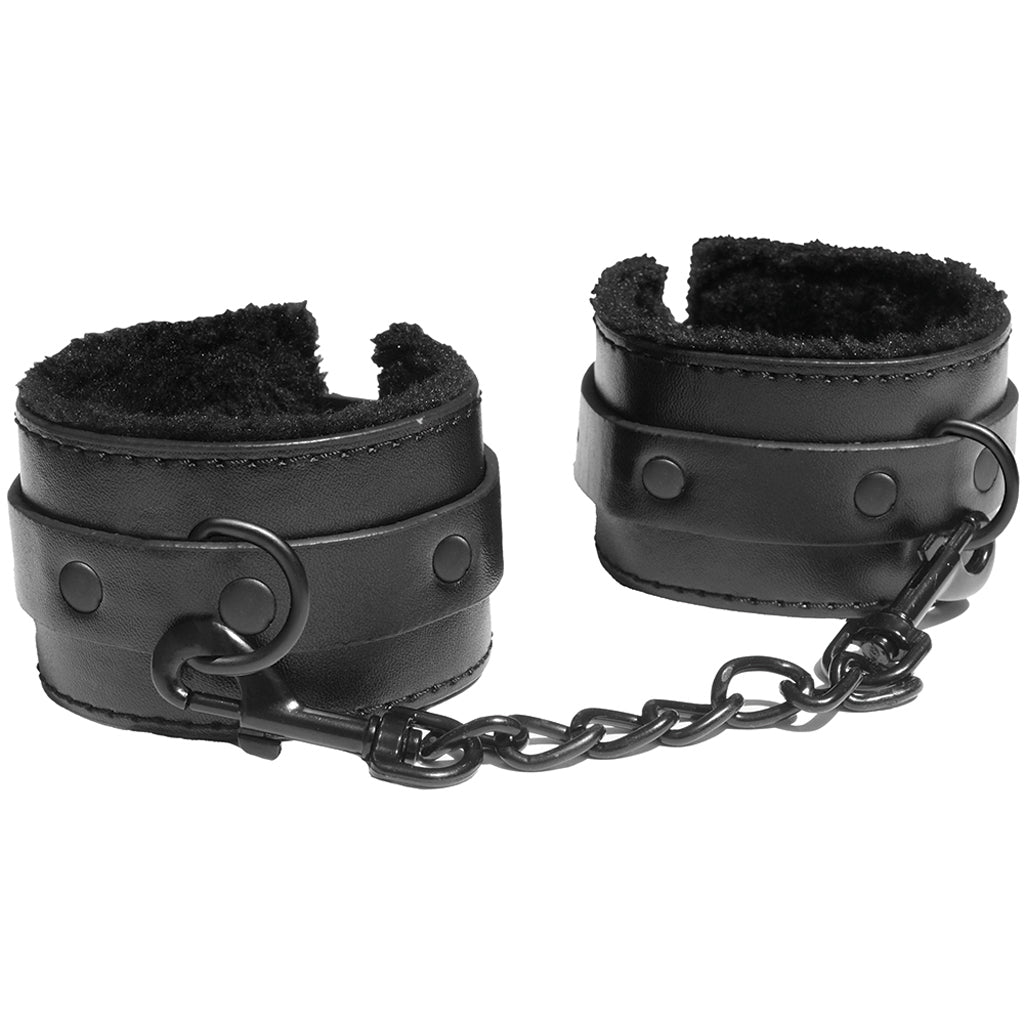 Sex & Mischief Shadow Fur Handcuffs Bondage and Fetish > Wrist and Ankle Cuffs