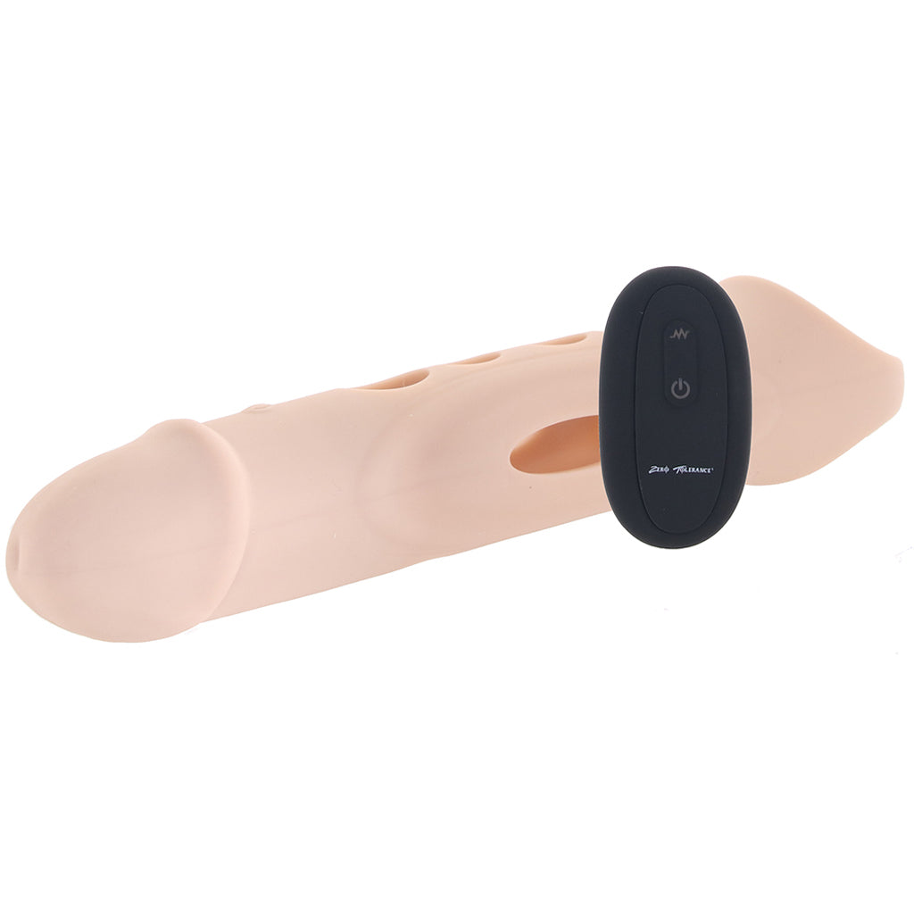 Zero Tolerance Big Boy Vibrating Extender in Light Male Enhancement > Extenders and Sleeves