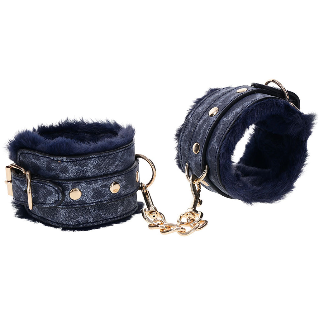 Sex & Mischief Cougar Fur Handcuffs Bondage and Fetish > Wrist and Ankle Cuffs