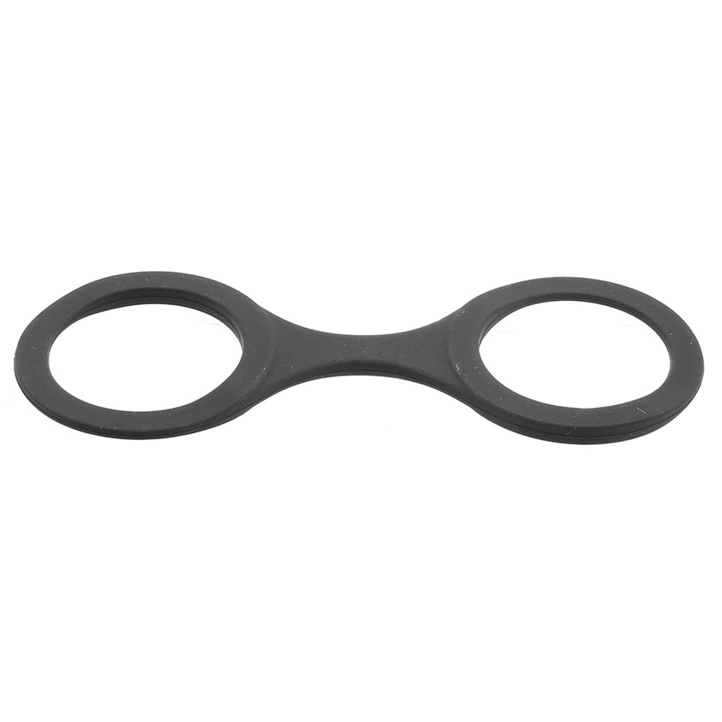 Medium Silicone Quickie Cuffs in Black Bondage and Fetish > Wrist and Ankle Cuffs