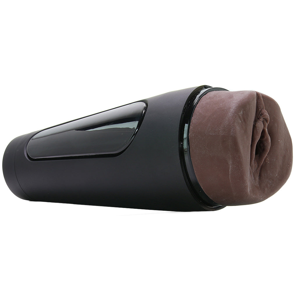 Main Squeeze Original ULTRASKYN Pussy Stroker in Chocolate Male Masturbators > Self-Contained Strokers