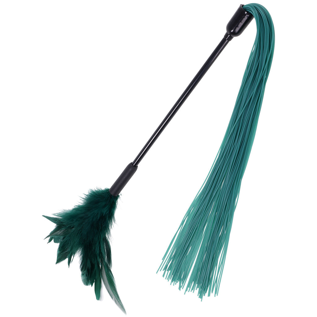 Sex & Mischief Indica Feather and Silicone Tickler Bondage and Fetish > Whips and Crops
