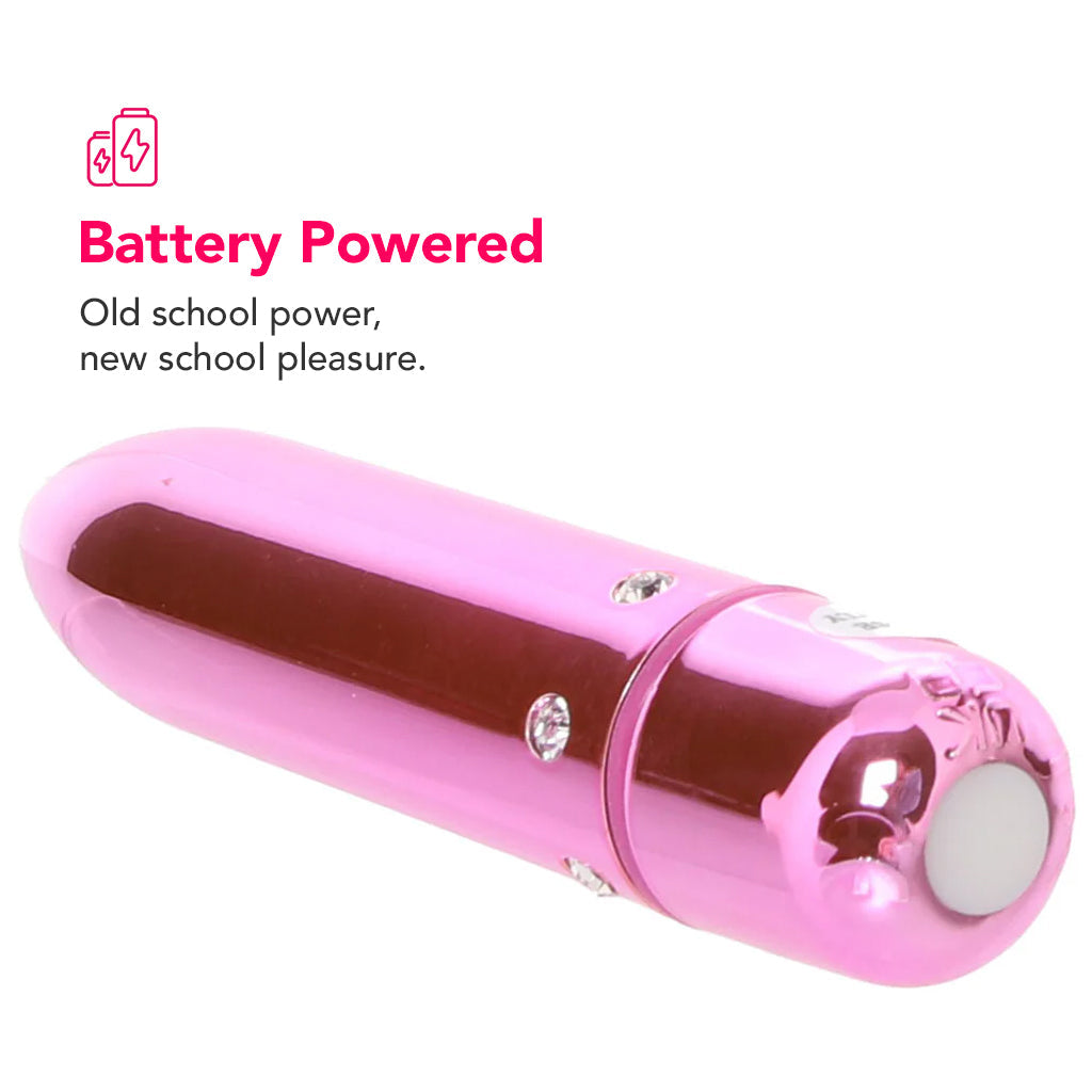 Crystal High Intensity Bullet Vibe in Pink Vibrators > Bullet and Egg Vibrators