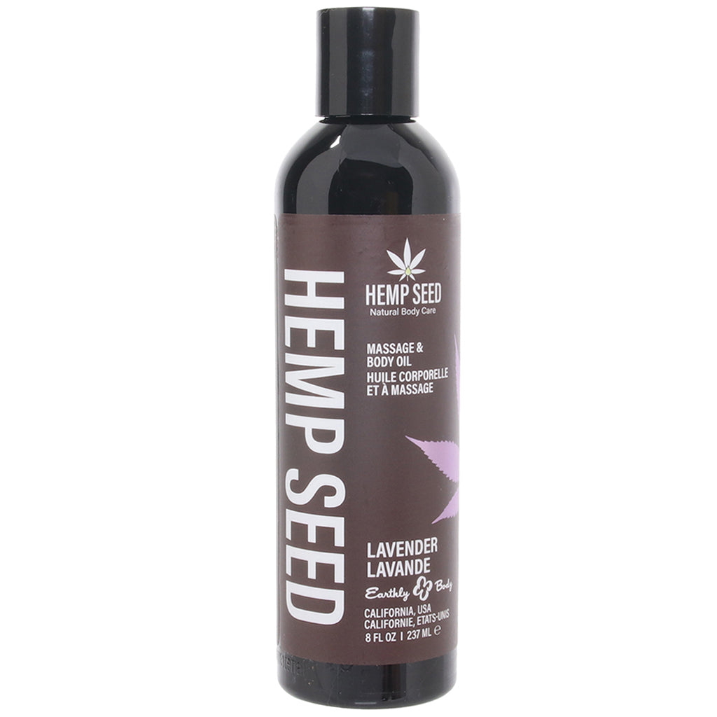 Hemp Seed Massage Oil 8oz/236ml in Lavender Sensual Love > Massage