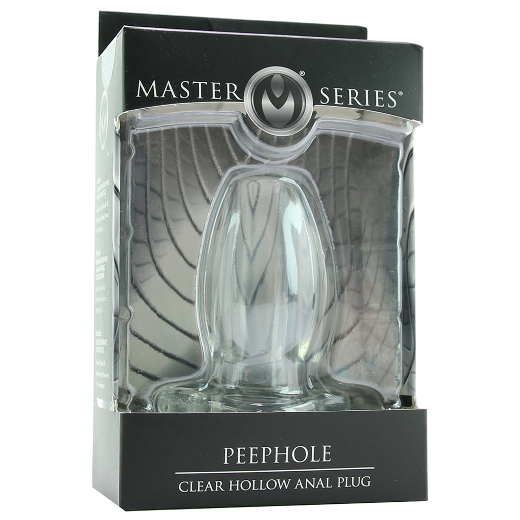Peephole Clear Hollow Anal Plug Anal Sex Toys > Butt Plugs