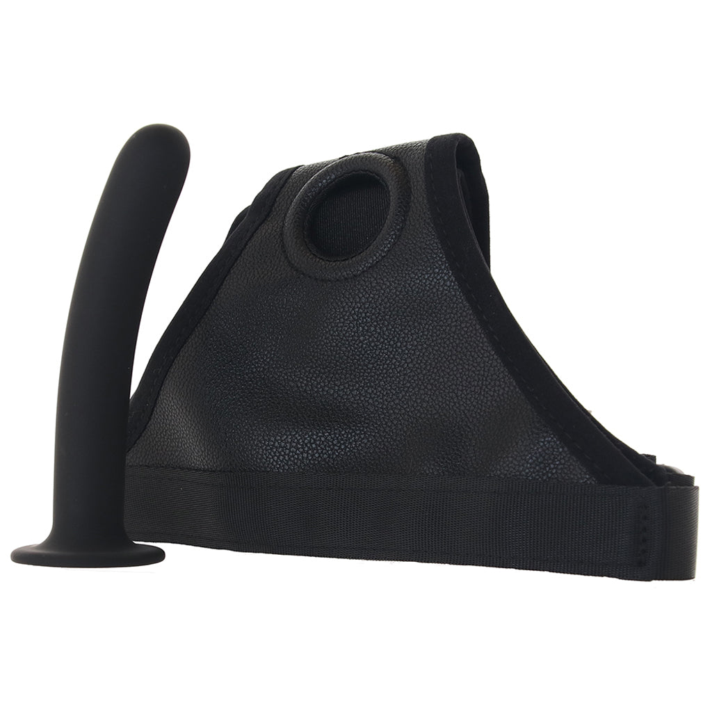 Harness & 5 Inch Dildo In A Bag Dildo Sex Toys > Strap-On and Harnesses