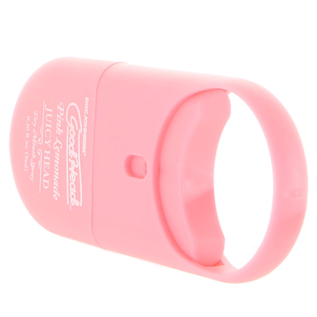 GoodHead Juicy Head Dry Mouth Spray To-Go in Pink Lemonade Lubes and Lotions > Flavored Sex Lubes