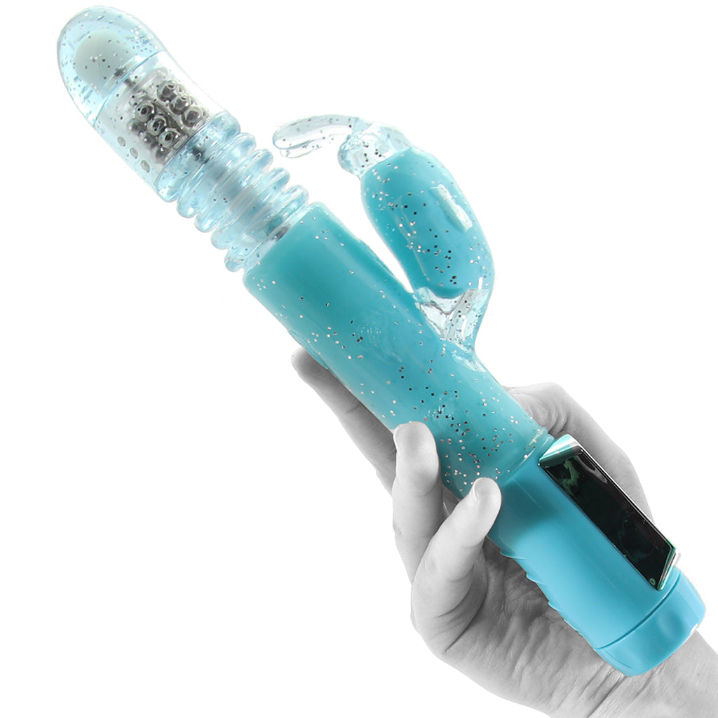Dazzle Xtreme Thruster Rabbit Vibe in Teal Vibrators > Rabbit Vibrators