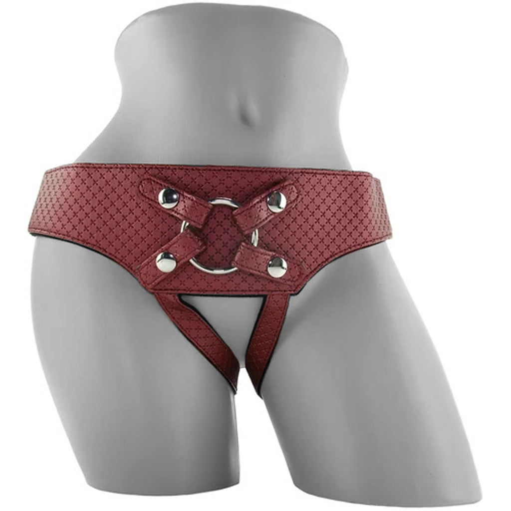 Her Royal Harness The Regal Empress in Red Dildo Sex Toys > Strap-On and Harnesses