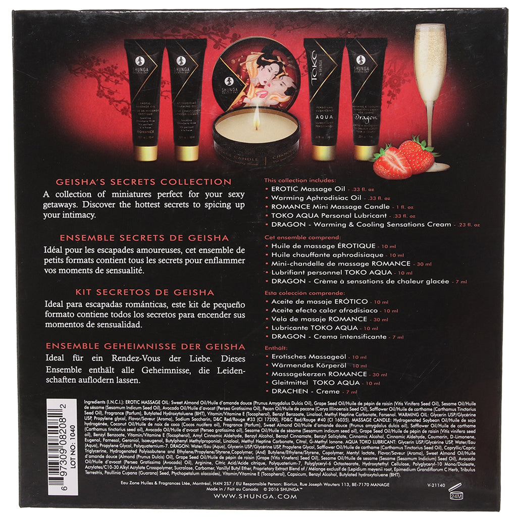 Geisha's Secret Kit in Strawberry Sensual Love > Massage