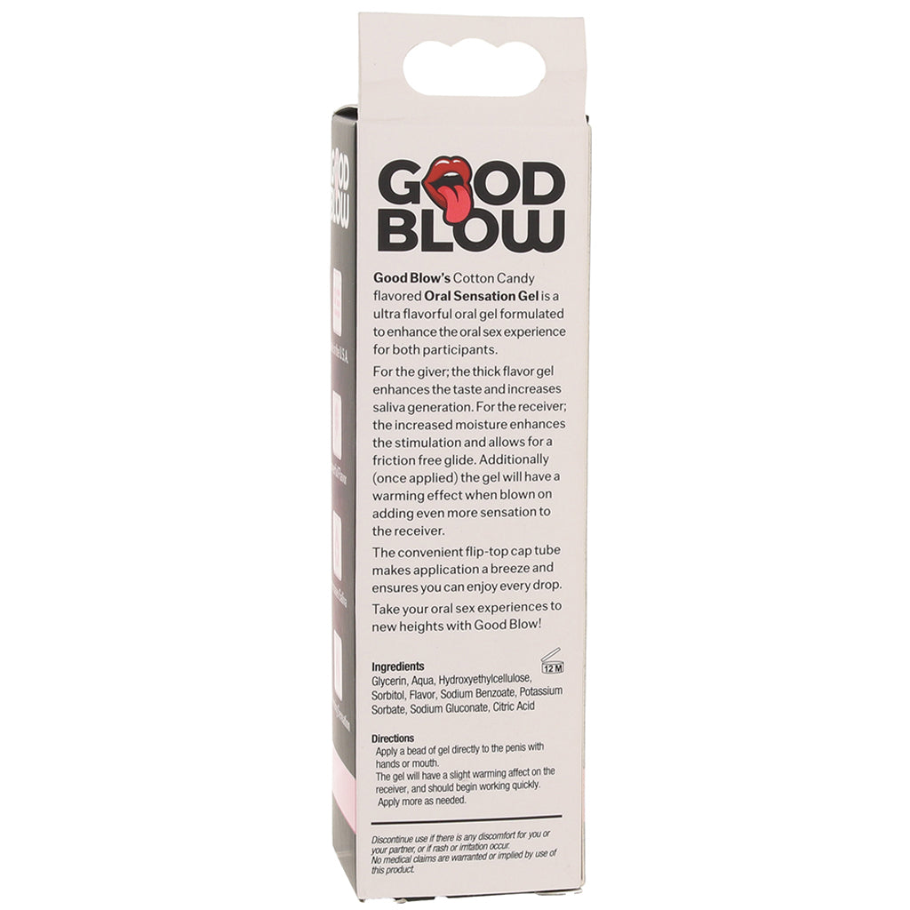 Good Blow Oral Sensation Gel 1.5oz/44.4ml in Cotton Candy Lubes and Lotions > Sexual Stimulants