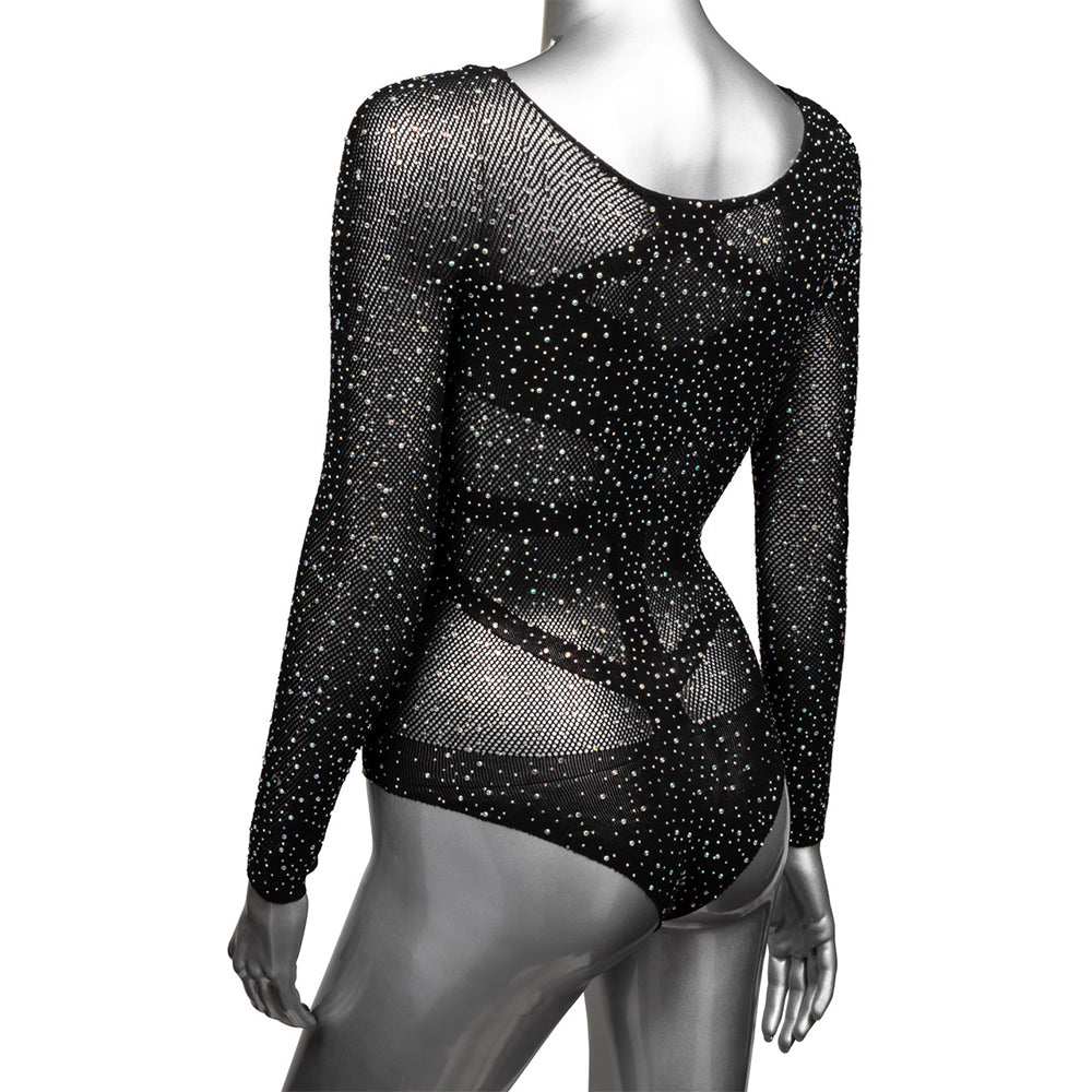 Radiance Long Sleeve Black Body Suit XL Lingerie > Lingerie