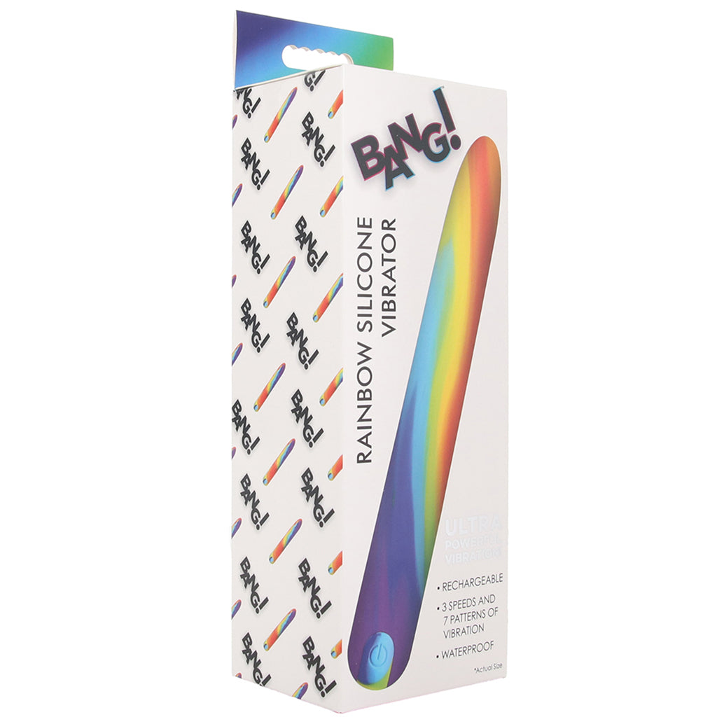 Bang! Rainbow Silicone Slim Vibe Vibrators > Traditional Vibrators