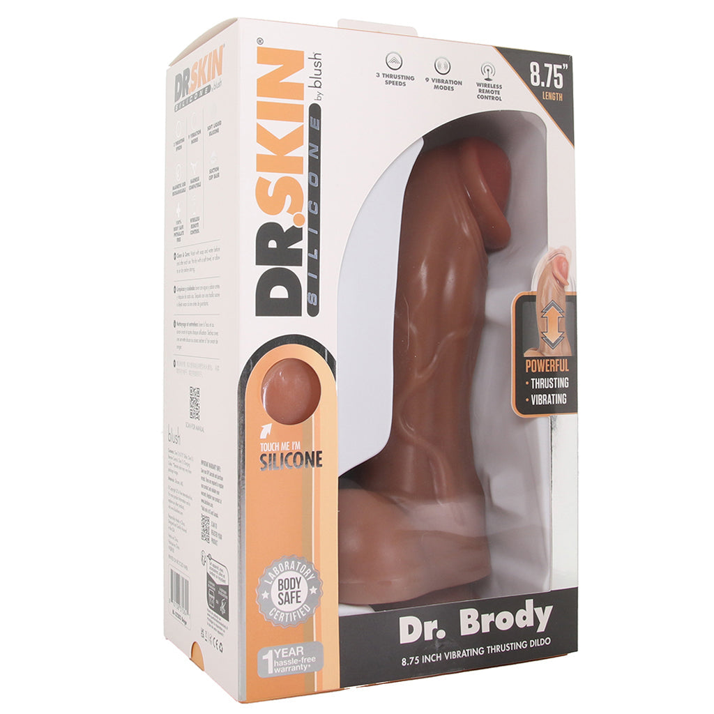 Dr. Skin Dr. Brody 8.75 Inch Thrusting Vibe Vibrators > Realistic Vibrator Dildos