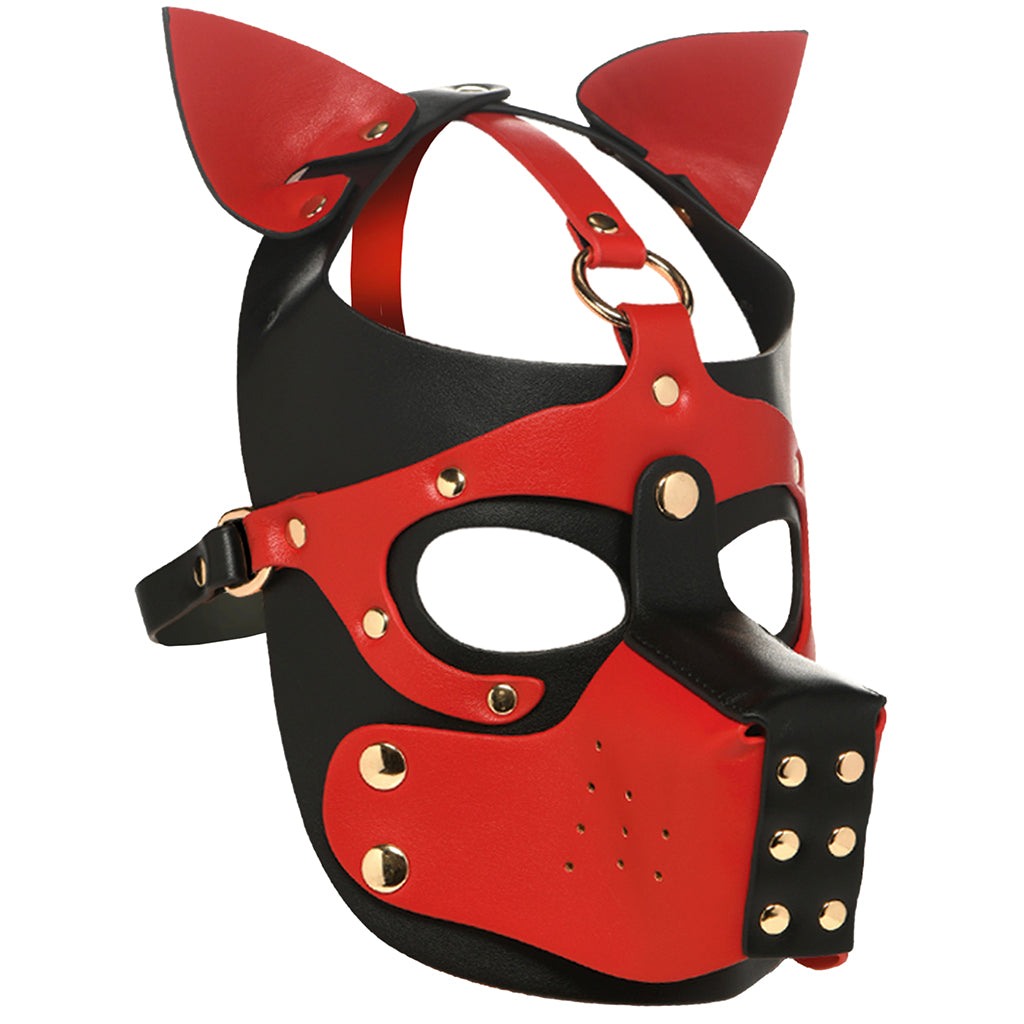Master Series Hound Hood with Muzzle Bondage and Fetish > Pleasure Masks and Dress Up Play