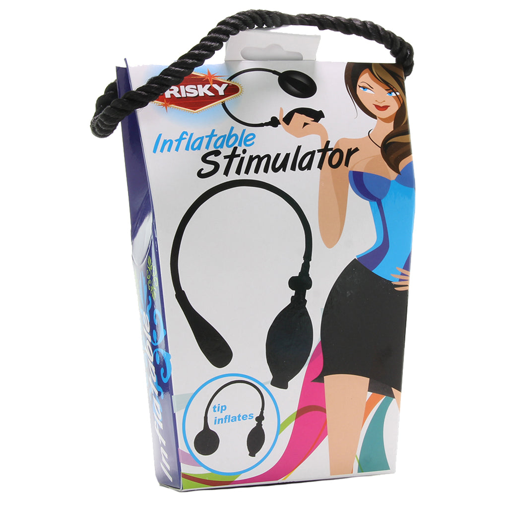 Frisky Inflatable Stimulator in Black Anal Sex Toys > Butt Plugs