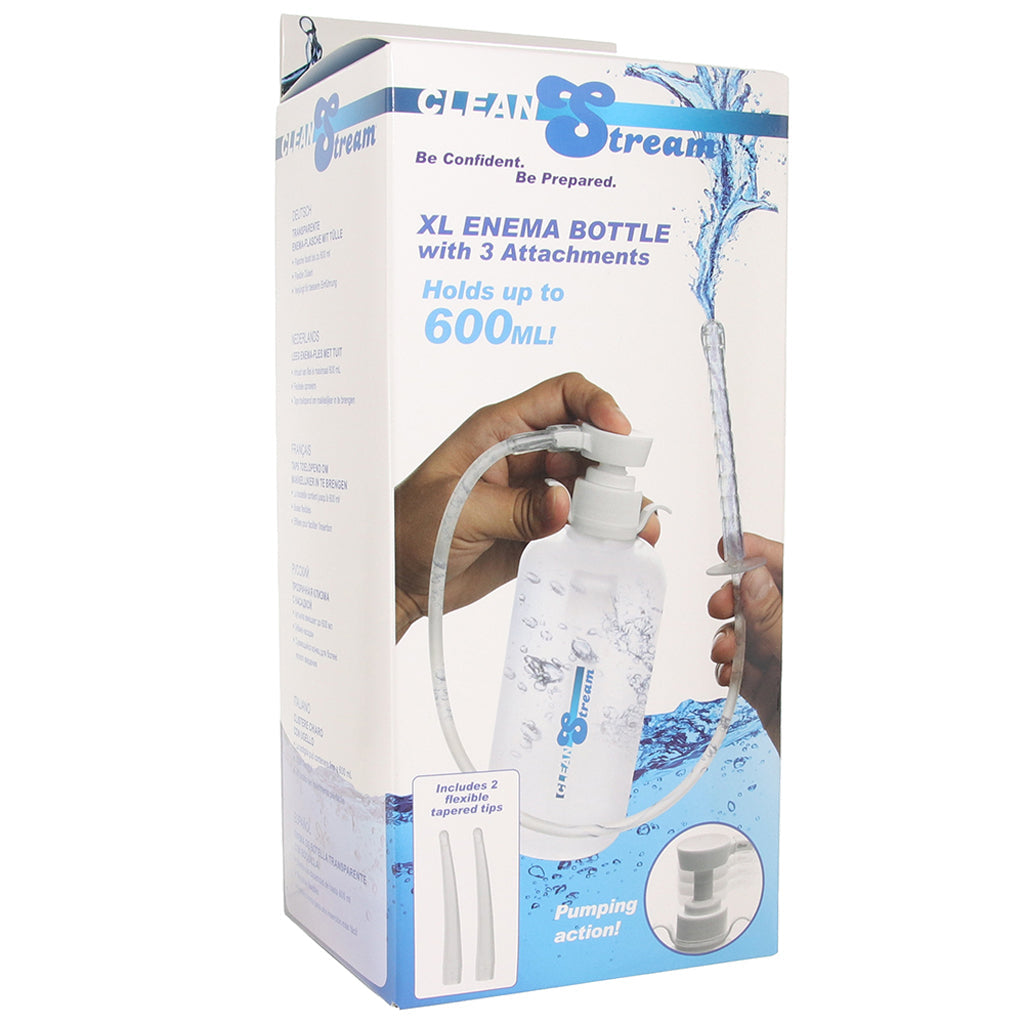 Clean Stream XL Enema Bottle Set Anal Sex Toys > Douche and Enema