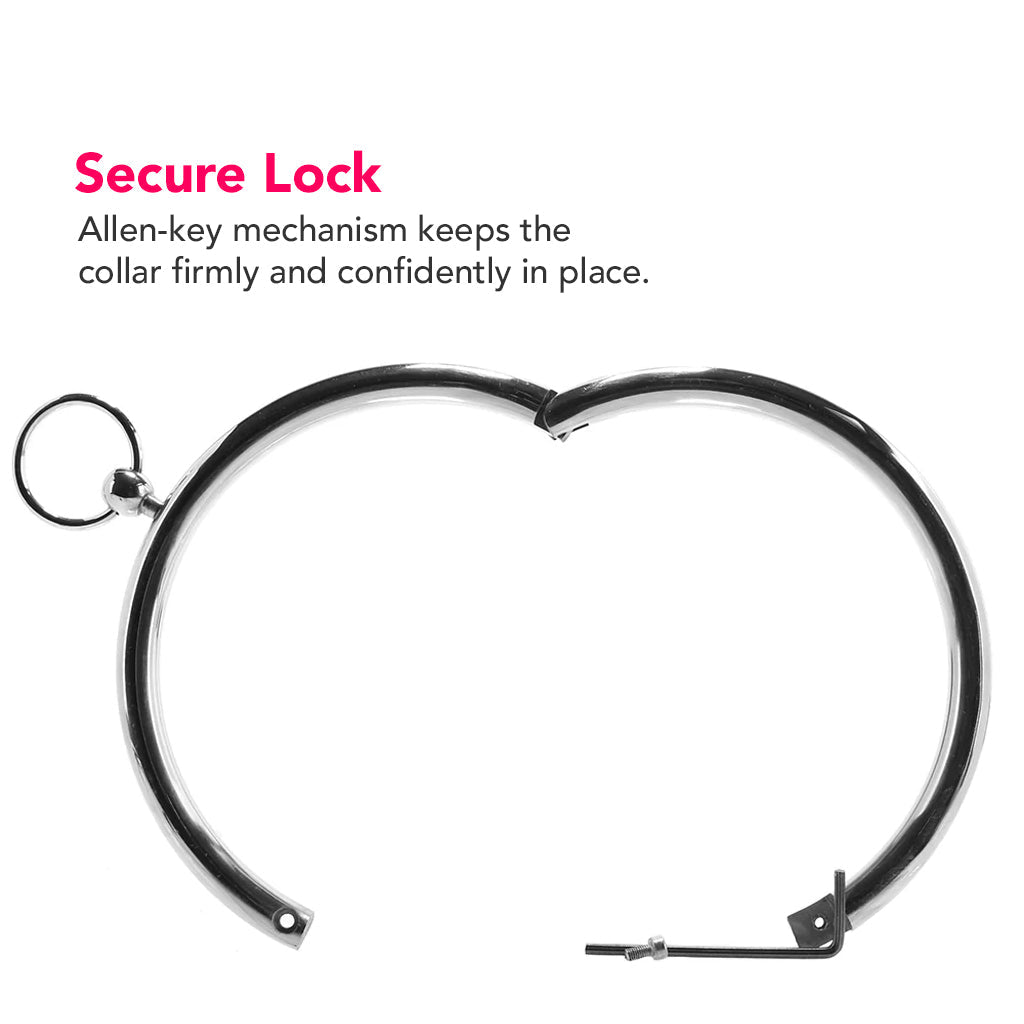 Stainless Steel Collar Bondage and Fetish > Leashes and Collars