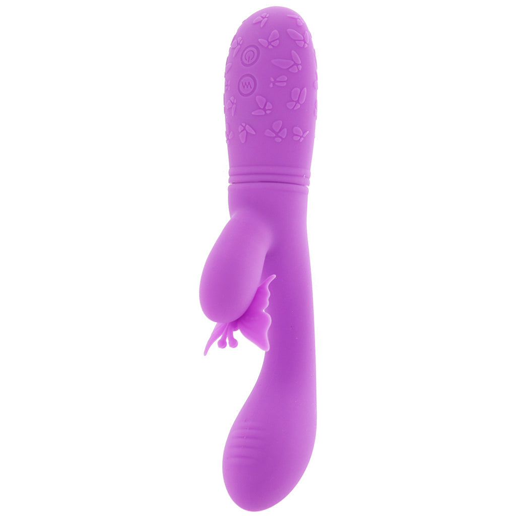 Butterfly Kiss Rechargeable Flutter Vibe in Purple Vibrators > Rabbit Vibrators