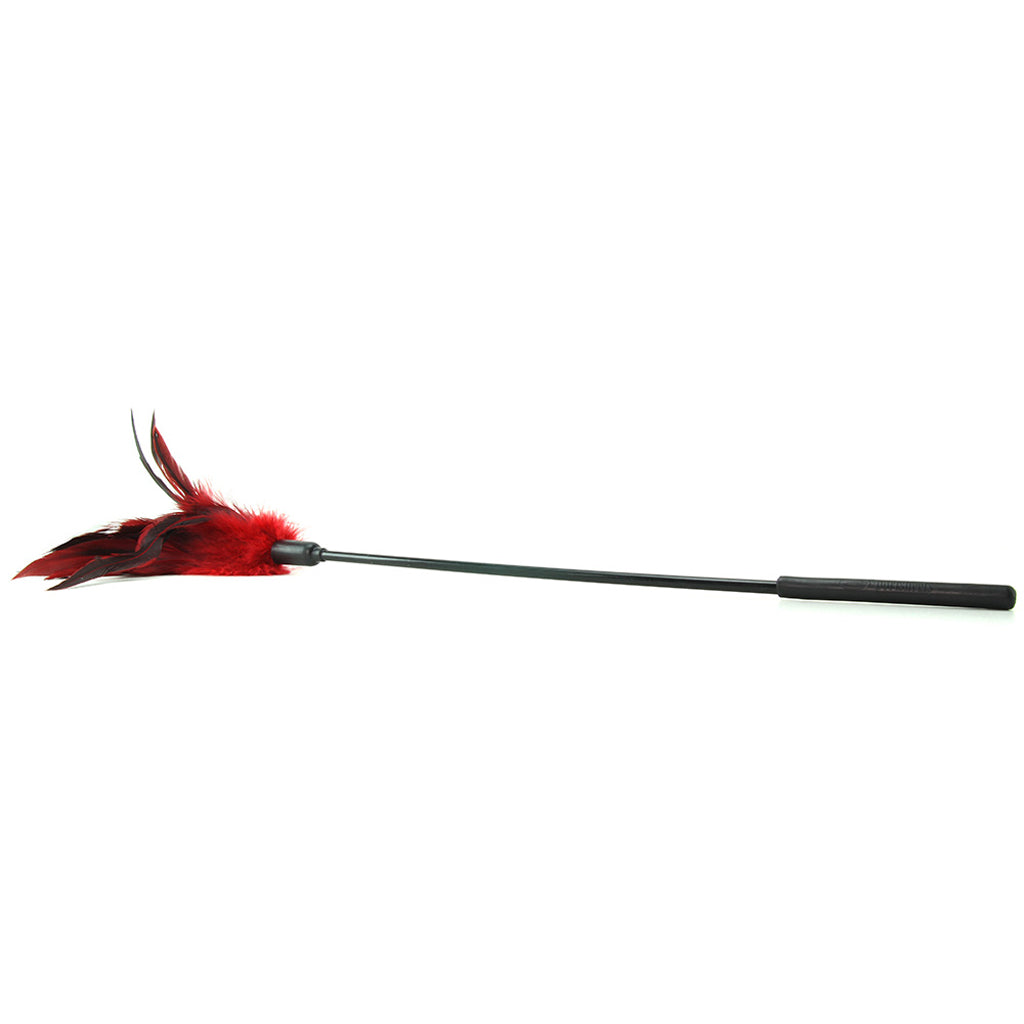 Starburst Feather Body Tickler in Red Bondage and Fetish > Tools & Accessories