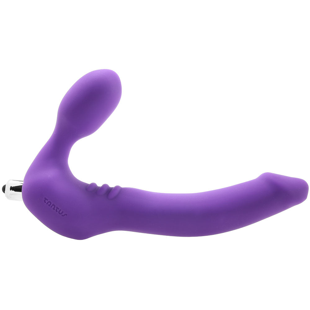 Strapless Original Double Vibrating Dildo in Violet Vibrators > Strap-On & Wearable